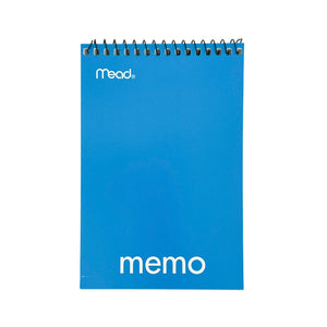 One unit of Mead Memo Book 40 sheets 4" x 6" - Top Spring