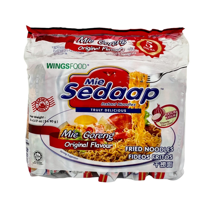 Mie Sedap Instant Noodles Mi Goreng Original 5 pc x 3.17 oz