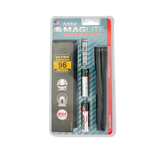 One unit of Mini Maglite AA Flashlight - Black