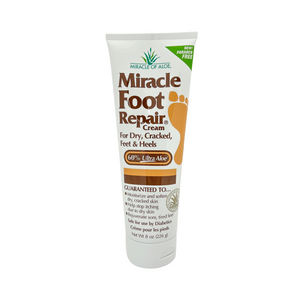 One unit of Miracle of Aloe Miracle Foot Repair Cream 8 oz