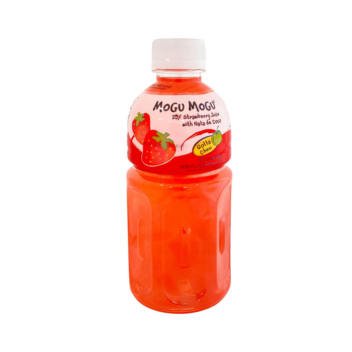 Mogu Mogu Strawberry Juice with Nata de Coco 10.82 fl oz