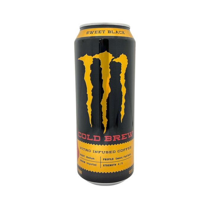 Monster Cold Brew Nitro Infused Coffee Energy Drink - Sweet Black 13.5 fl oz