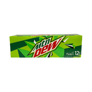 Pack of Mountain Dew Soda 12 pack 12 fl oz