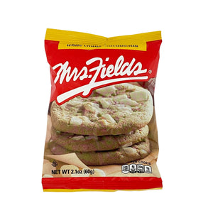 Mrs. Fields White Chunk Macadamia Cookies 2.1 oz in package