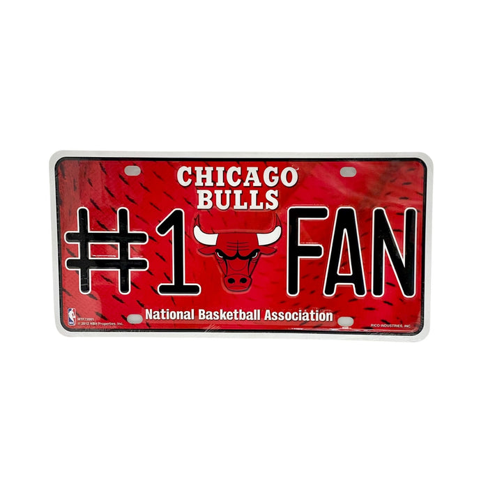 NBA Chicago Bulls #1 Fan License Plate