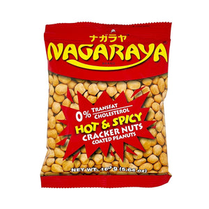 One unit of Nagaraya Cracker Nuts Hot and Spicy 5.64 oz