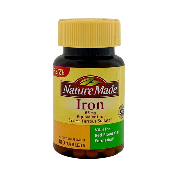 Nature Made 65mg Iron 180 tablets