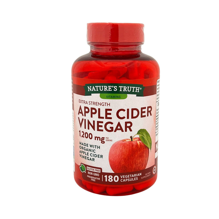 Nature's Truth Apple Cider Vinegar 1200 mg 180 Vegetarian Capsules