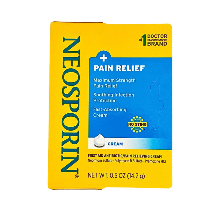 Neosporin First Aid Antibiotic Pain Relieving Cream 0.5 oz