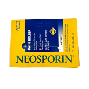 One unit of Neosporin First Aid Antibiotic Pain Relieving Ointment 1 oz