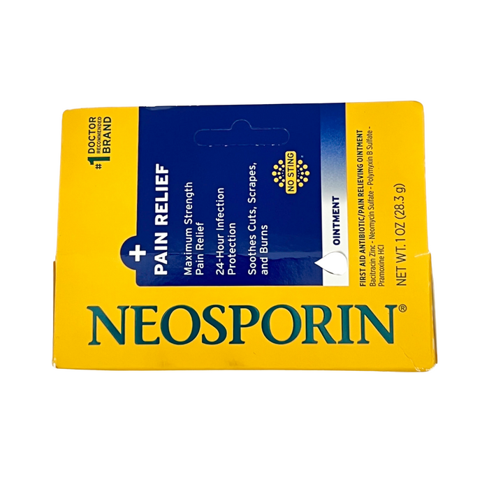 Neosporin First Aid Antibiotic Pain Relieving Ointment 1 oz