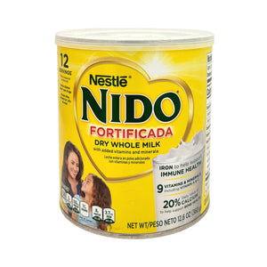 One unit of Nestle Nido Fortificada Dry Whole Milk 12.6 oz