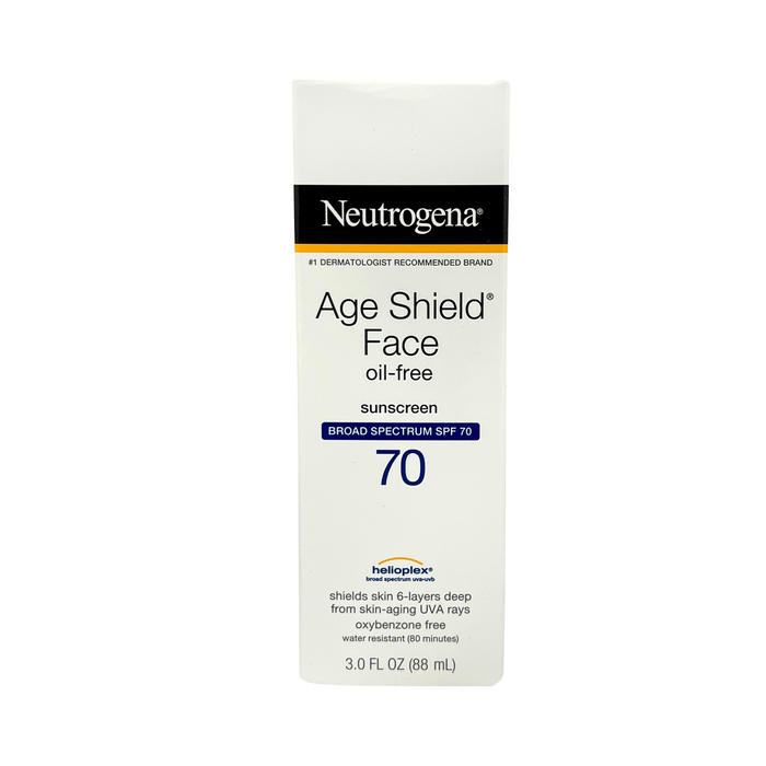Neutrogena Age Shield Face Oil Free SPF 70  Sunscreen 3 fl oz