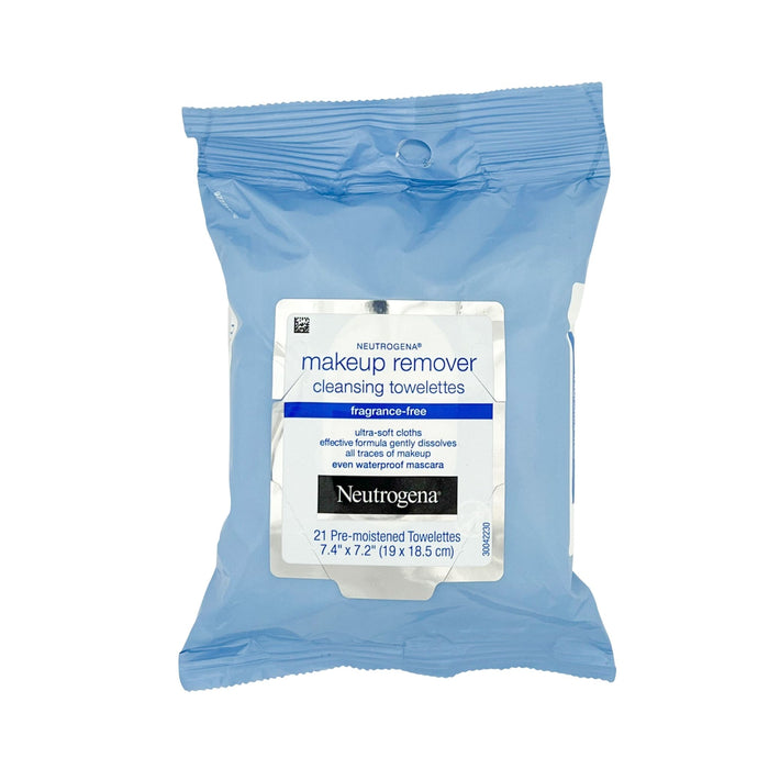 Neutrogena Makeup Remover Cleansing Towelette Fragrance-free 21 pc