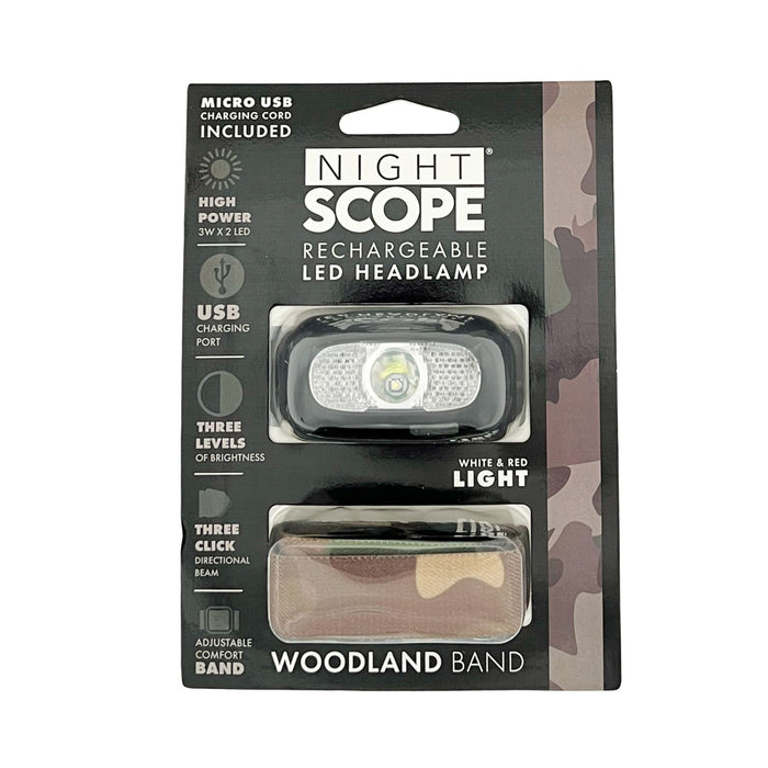 Night Scope Rechargeable LED Headlamp