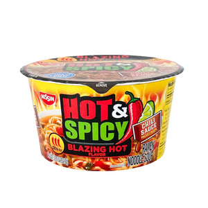 Nissin Bowl Hot & Spicy Blazing Hot Flavor 3.26 oz