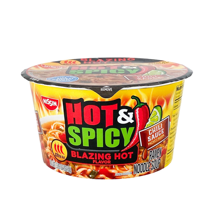 Nissin Hot & Spicy Blazing Hot Flavor 3.26 oz
