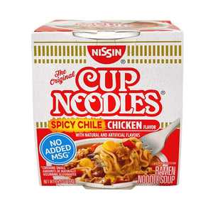 One unit of Nissin Cup Noodles Spicy Chile Chicken 2.25 oz