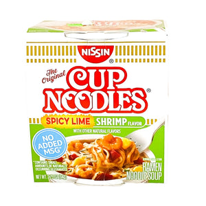 Nissin Cup Noodles Spicy Lime Shrimp 2.25 oz