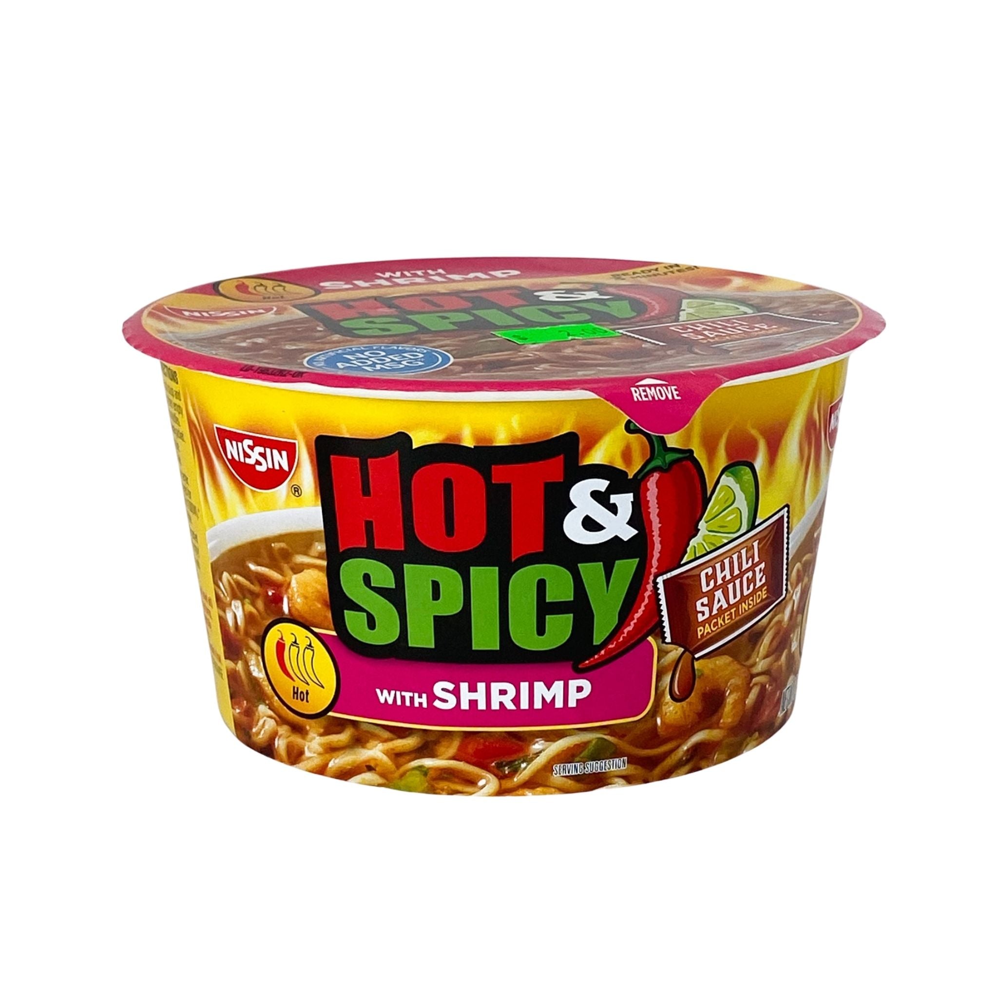 NISSIN Stir Fry Cup Noodles, Hot Garlic Chicken Flavor, 2.93oz