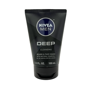 One unit of Nivea Men Deep Cleansing Beard & Face Wash 3.3 fl oz