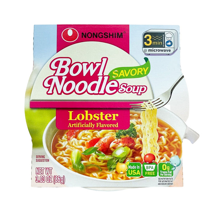 Nongshim Bowl Noodle Savory Lobster 3.03 oz