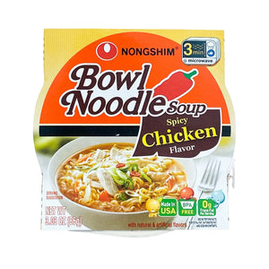 Nongshim Bowl Noodle Soup Spicy Chicken 3.03 oz
