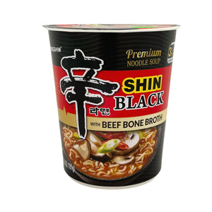 One unit of Nongshim Premium Noodle Soup Shin Black 3.5 oz