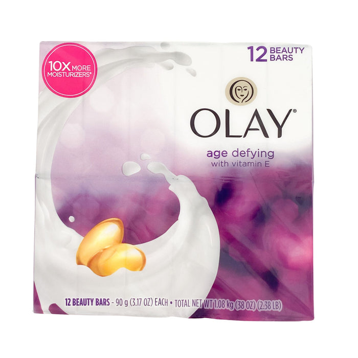 Olay Age Defying Vitamin E 12 Beauty Bars 38 oz