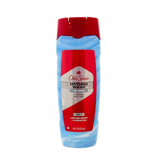 Old Spice Hydro Steel Courage Body Wash 16 oz