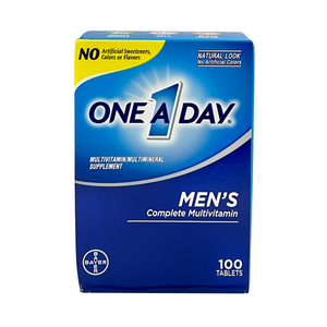 One unit of One A Day Men' Compete Multivitamin 100 Tablets