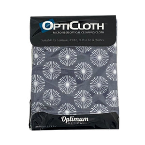 Opticloth Microfiber Optical Cleaning Cloth - Gary/White