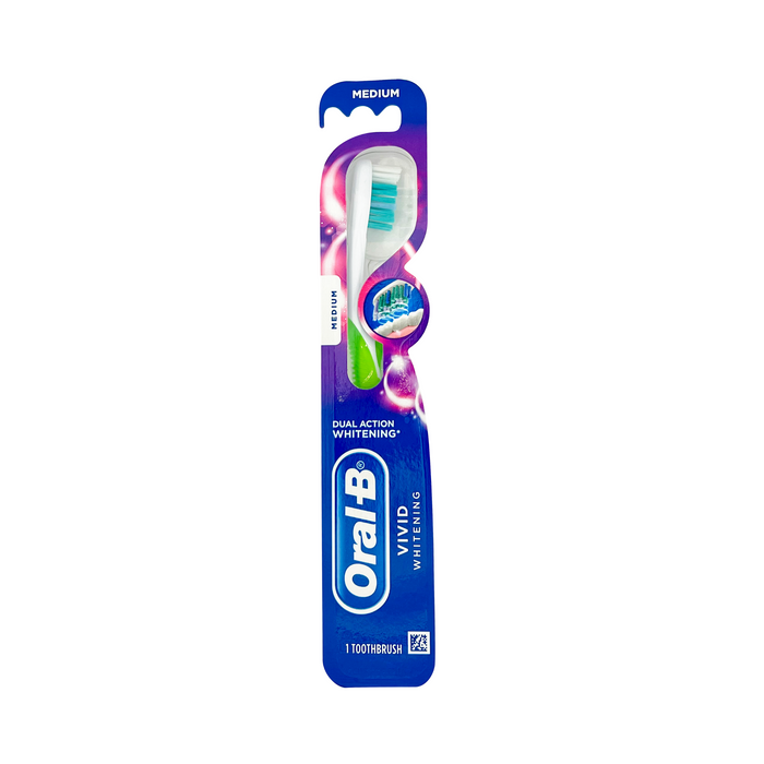 Oral B Vivid Whitening Toothbrush - Medium