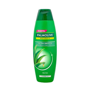 Bottle of Palmolive Naturals Ultra Smooth Aloe Vera Shampoo and Conditioner 180 ml