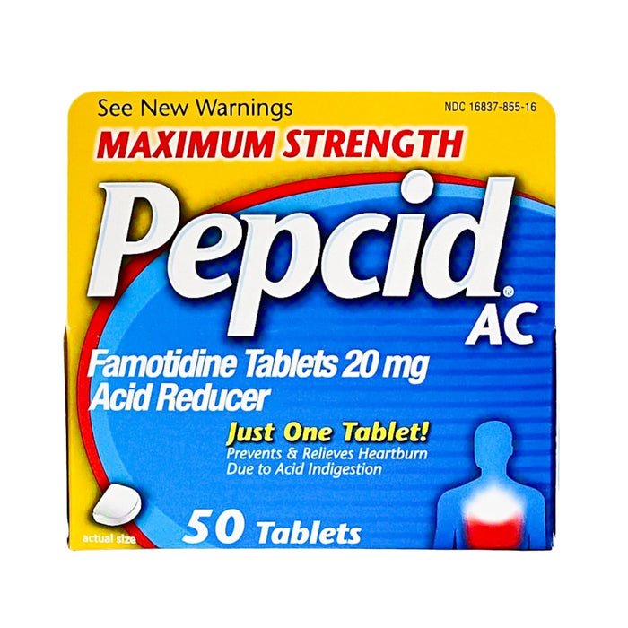 Pepcid AC Maximum Strength Acid Reducer 50 tablets