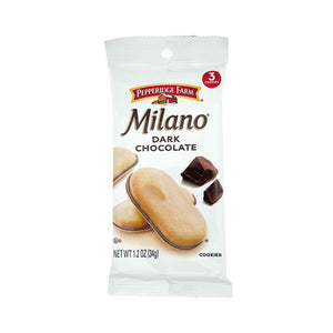 One unit of Pepperidge Farm Milano Dark Chocolate 3 Cookies 1.2 oz