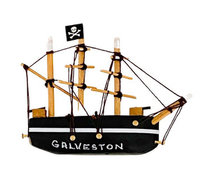 Pirate Ship - Galveston - Handcrafted Magnet