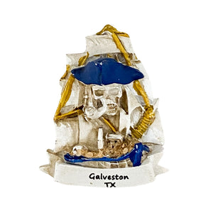 Pirate Ship - Galveston TX - Nautical Magnet