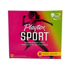 One unit of Playtex Sport Regular 36 Tampons