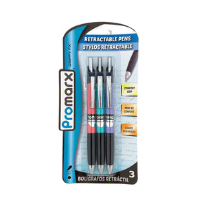 Promarx 3pk Retractable Pens