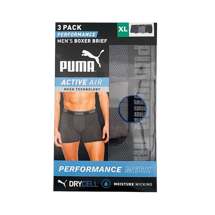 Puma 3pk Performance Boxer Brief - XL