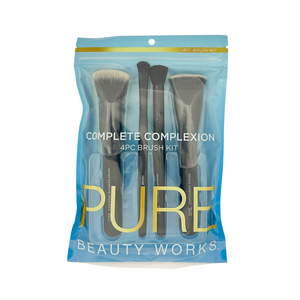 One unit of Pure Beauty Works 4-Piece Complexion Brush Kit