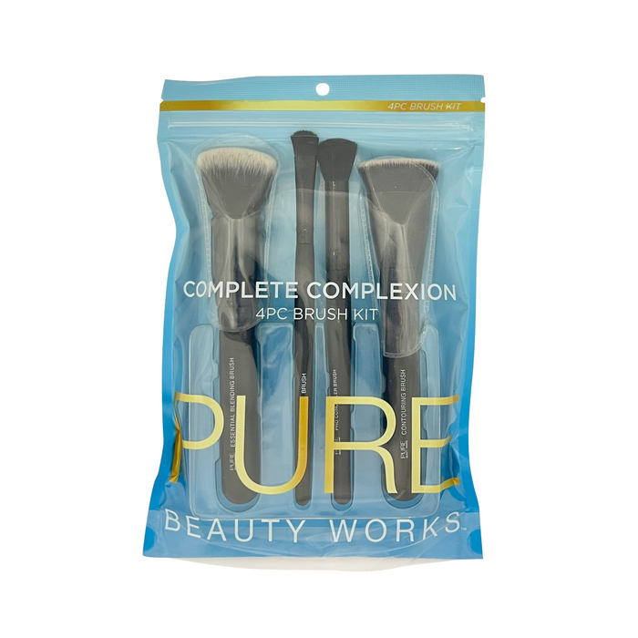 Pure Beauty Works 4-Piece Complexion Brush Kit