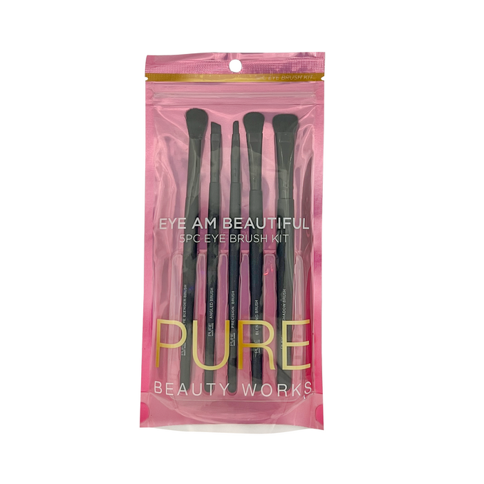 Pure Beauty Works 5-Piece Eye Brush Kit