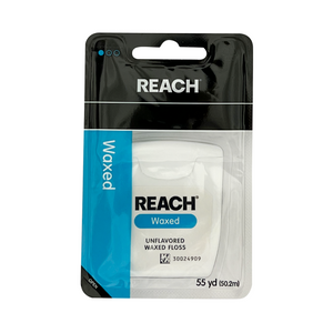 One unit of Reach Unscented Waxed Floss 55yd