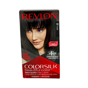 One unit of Revlon Colorsilk Ammonia-free Hair Color - Black 10