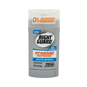 One unit of Right Guard Xtreme Defense 0% Aluminum Arctic Refresh Deodorant 3 oz