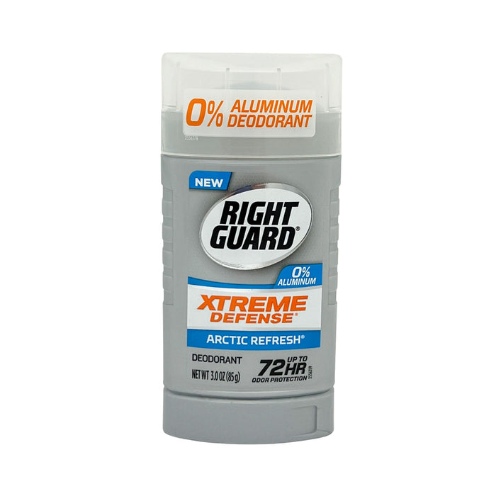 Right Guard Xtreme Defense 0% Aluminum Arctic Refresh Deodorant 3 oz