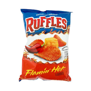 Bag of Ruffles Flamin Hot Potato Chips 2 1/2 oz