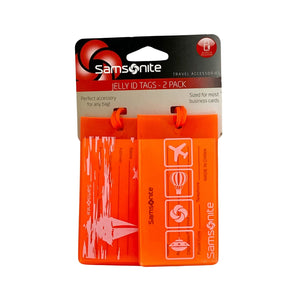 Samsonite Jelly ID Tags 2 pk - Orange